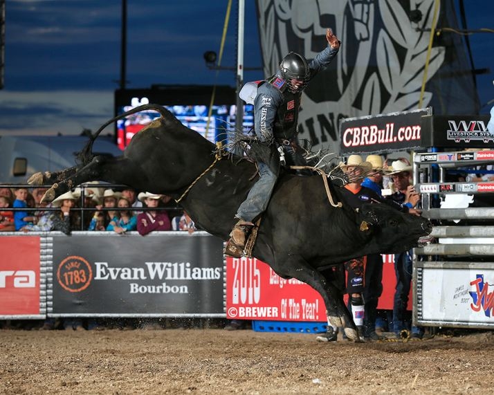 Cody Teel, Kountze, Texas Rides 161 Firehouse in pursuit of CBR Gold Buckle