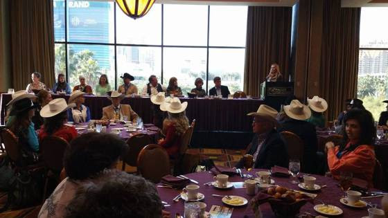 MRA contestants share lunch with the incredible, generous people of the Scholarship Foundation. Over $100K in funds were raised this year.