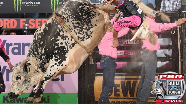 Jared Allen's Air Time will make his season debut in Oklahoma City. Photo by Andy Watson / BullStockMedia.com.