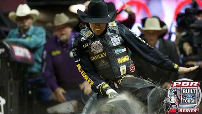 Matt Triplett won't make his 2016 debut until February after undergoing offseason elbow surgery. Photo by Matt Breneman / BullStockMedia.com
