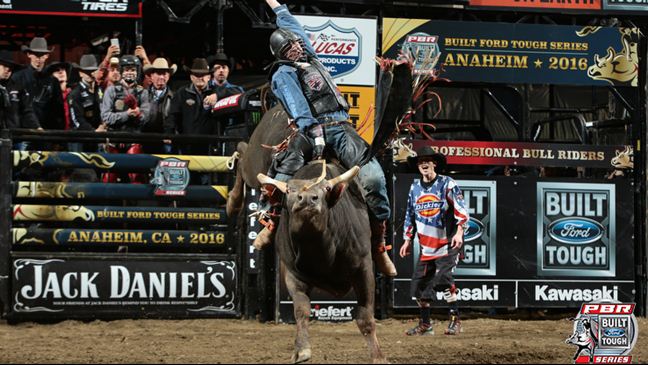 Tanner Byrne went 4-for-4 in Anaheim, California, to win his first Built Ford Tough Series event.