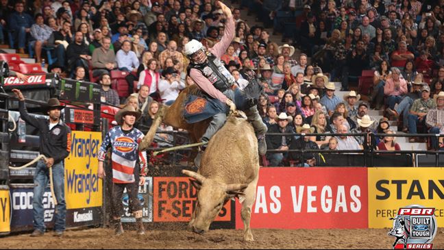 Lachlan Richardson shows signs of a streak with 85.25 on El Capitan. Photo By: Andy Watson/BullStockMedia.com