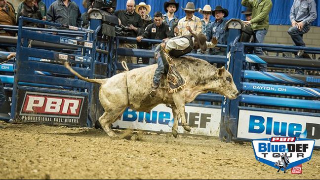 Juliano da Silva won his first BlueDEF Tour event on Saturday night. Photo by Nathan Daulbaugh.