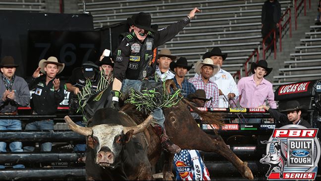Reese Cates picked up 115 crucial world standings points in Albuquerque. Photo: Andy Watson/BullStockMedia.com