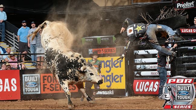 Air Time will be in the pen this weekend in Sioux Falls. Photo: Andy Watson/BullStockMedia.com