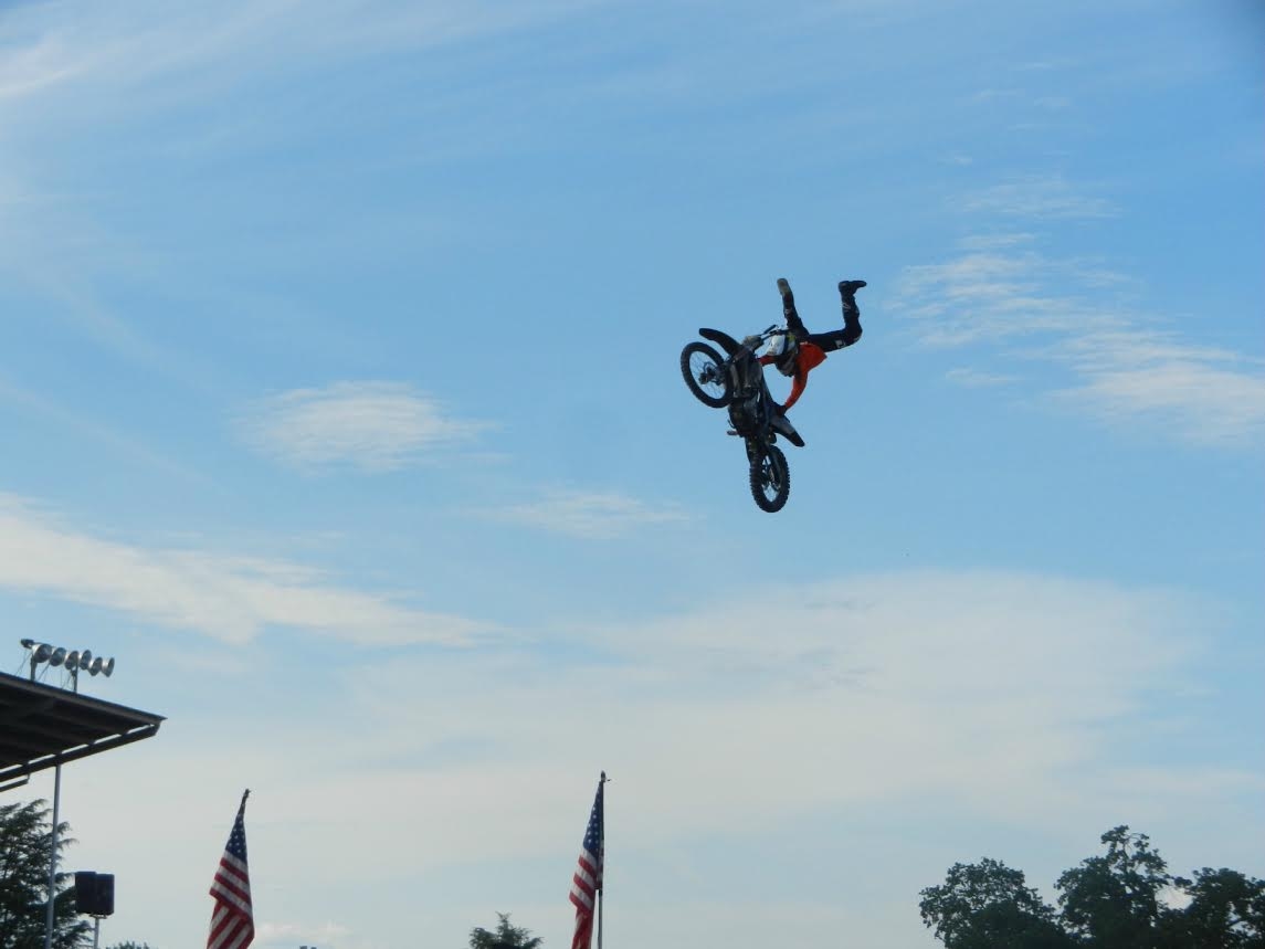 The Flying Cowboyz will entertain during each performance of the Red Bluff Round-Up April 15-17. Redding resident Nick Dunne will be doing the tricks in the air, to the delight of Round-Up fans.