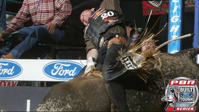 Gilbert Carrillo's ride aboard Blueberry Wine was one of six 96-point rides in PBR history.