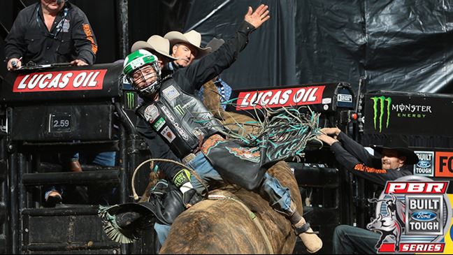 Gage Gay has won three rounds this season and is No. 18 in the world standings. Photo: Andy Watson/BullStockMedia.com