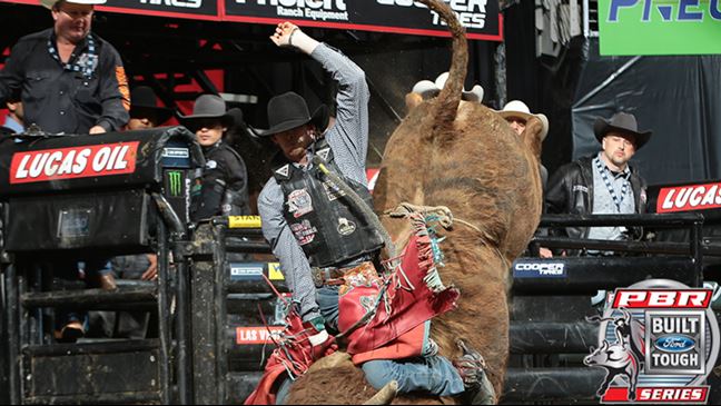 Mason Lowe is just four qualified rides short of setting a career high. Photo: Andy Watson/BullStockMedia.com