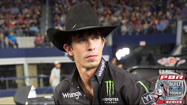 J.B. Mauney is questionable for Round 2 and the 15/15 Bucking Battle. Photo: Matt Breneman/BullStockMedia.com