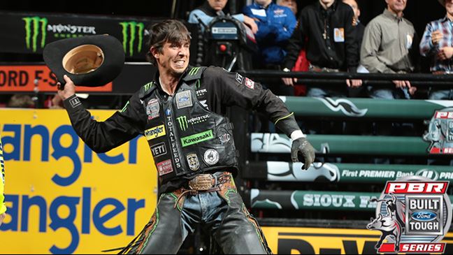 J.B. Mauney now has 68 90-point rides in his BFTS career. Photo: Andy Watson/BullStockMedia.com