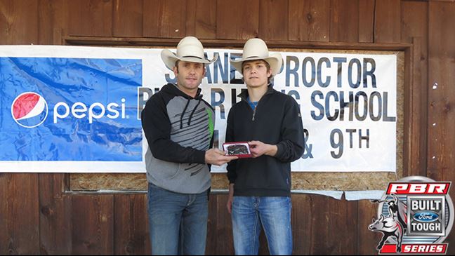 Derek Kolbaba started attending Shane Proctor's bull riding school when he was 14 years old.
