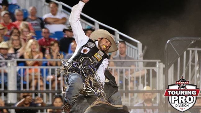 Tyler Harr is currently No. 34 in the world standings, just 32.5 points ahead of No. 35 Nathan Schaper. Photo: Andy Watson/BullStockMedia.com