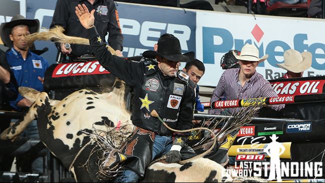 Current world No. 2 Joao Ricardo Vieira is the defending Last Cowboy Standing champion. Photo: Andy Watson/BullStockMedia.com