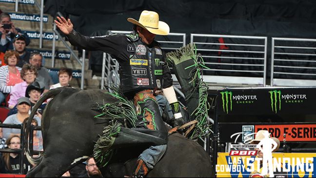 J.B. Mauney is now 72.83 points behind new world No. 1 Kaique Pacheco. Photo: Andy Watson/BullStockMedia.com