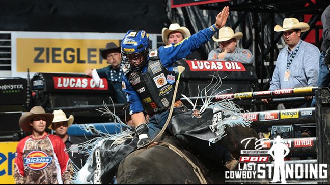 Kaique Pacheco is currently No. 13 in the world standings and will compete in Uvalde, Texas, this weekend. Photo: Andy Watson/BullStockMedia.com