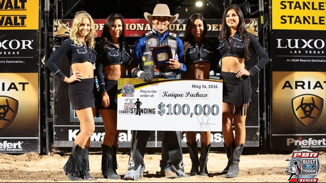 Kaique Pacheco's win was his second BFTS event win of the season and moved him to No. 1 in the world standings. Photo: Andy Watson/BullStockMedia.com