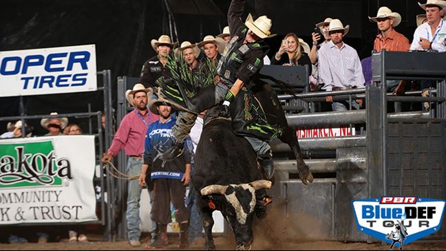 Chase Outlaw picked up 80 points towards the world standings for his win. Photo: Andy Watson / BullStockMedia.com