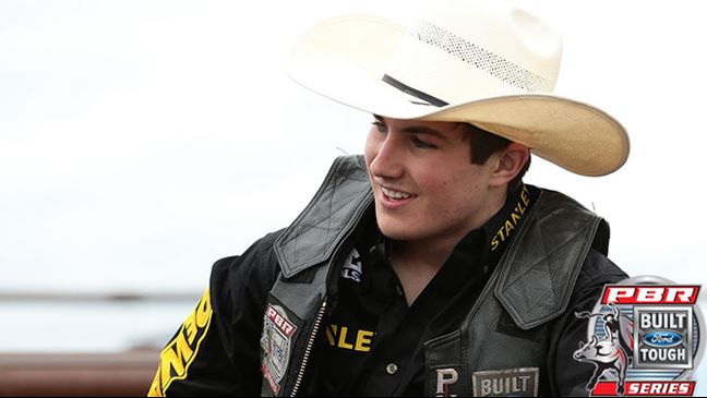 Jess Lockwood is currently in a four-way tie for first in the Montana High School Rodeo standings. Photo: Andy Watson / BullStockMedia.com