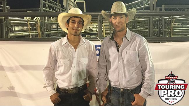 Elijah Mora and Thad Newell are trying to climb their way to the BFTS. Photo by Kristian Limas / PBR.com.
