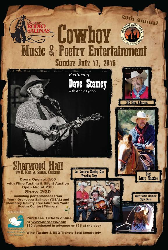 Salinas Cowboy Music & Poetry Entertainment