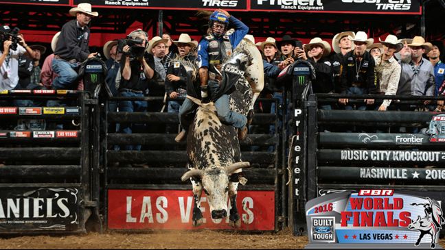 Air Time's 46.25-point score Saturday night was his third highest of the season. Photo: Andy Watson / BullStockMedia.com
