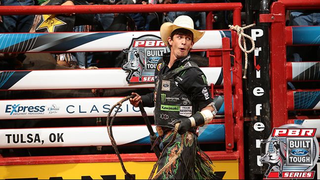 J.B. Mauney is 15-for-30 with three 90-point rides in his BFTS career in Tulsa. Photo: Andy Watson / BullStockMedia.com