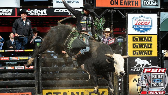 This year's stop in Sioux Falls was highlighted by J.B. Mauney's 94.25-point ride on Pearl Harbor. Photo: Andy Watson / BullStockMedia.com