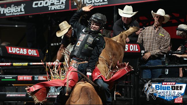 Derek Kolbaba is currently 13th in the world standings, and second in the BlueDEF Tour standings. Photo: Andy Watson / BullStockMedia.com