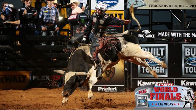 Cooper Davis now leads Kaique Pacheco by 2.17 points after Saturday night. Photo: Andy Watson / BullStockMedia.com