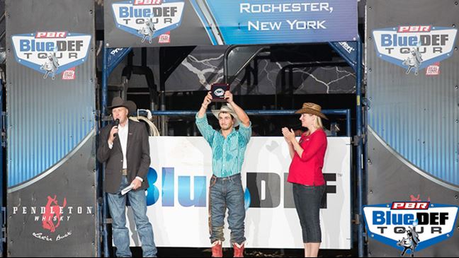 Brady Sims earned 80 points toward the world standings for his win Saturday. Photo: Andre Silva