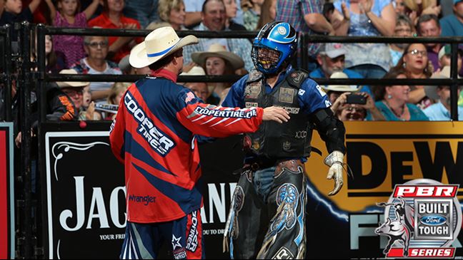 Ryan Dirteater is seventh in the world standings and is seven qualified rides away from tying his career high of 29. Photo: Andy Watson / BullStockMedia.com