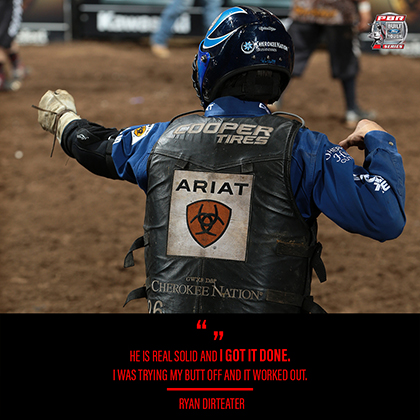 Ryan Dirteater had not recorded a ride in the second half until going 4-for-4 and winning in Springfield. Check out our gallery our Sprinfield through the rider's words.