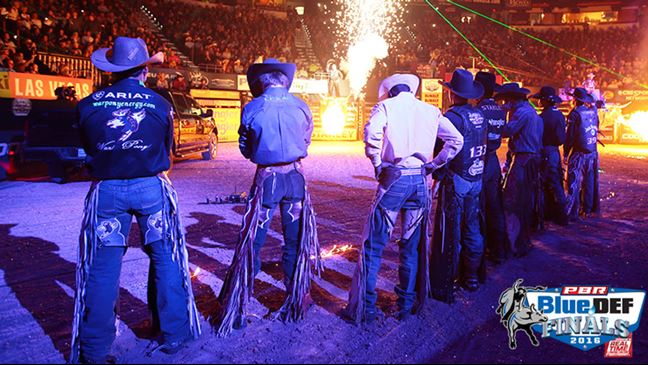 Five of the 40 riders competing at the BlueDEF Finals will move on to the World Finals. Photo: Andy Watson / BullStockMedia.com