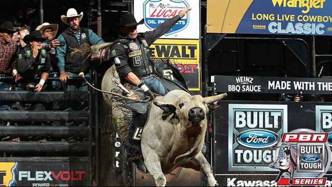 Guilhereme Marchi was the winner last year in Idaho. Photo: Andy Watson / BullStockMedia.com