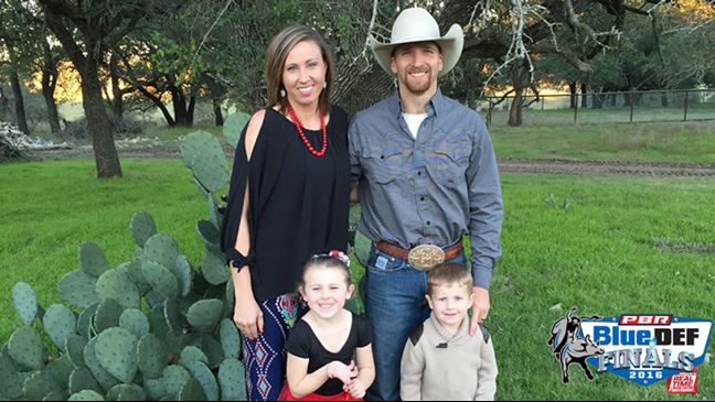 J.W. Harris and his family nearly lost it all this past summer, but they now credit their belief in each other and their faith for helping them recover. Photo: Harris family.