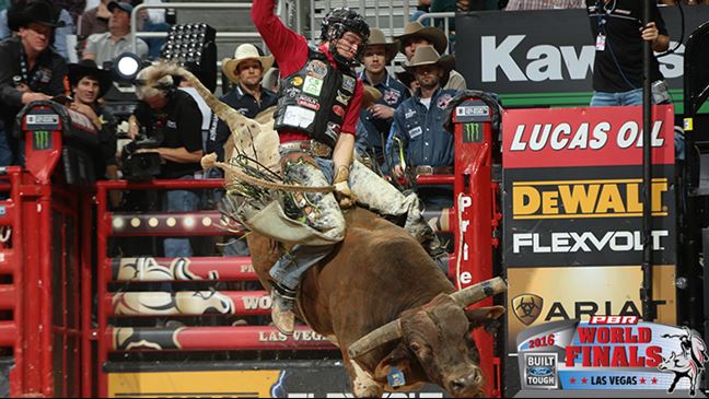 Dakota Buttar went 2-for-5 at the World Finals and turned in a career-high 88.25-point on Hy Test in Round 5. Photo: Andy Watson / BullStockMedia.com
