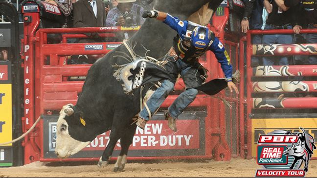 Chad Berger's 2016 was highlighted by his acquisitions of Pearl Harbor and Asteroid along with his sixth Stock Contractor of the Year award. Photo: Andy Watson / BullStockMedia.com