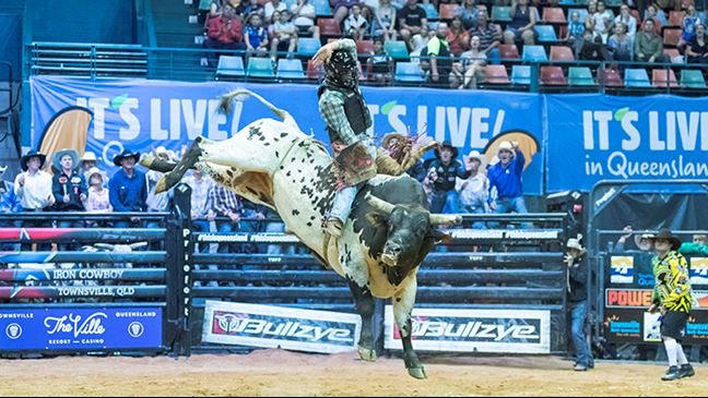 Cliff Richardson's 88.75-point ride on Blossom was the highest of the night.