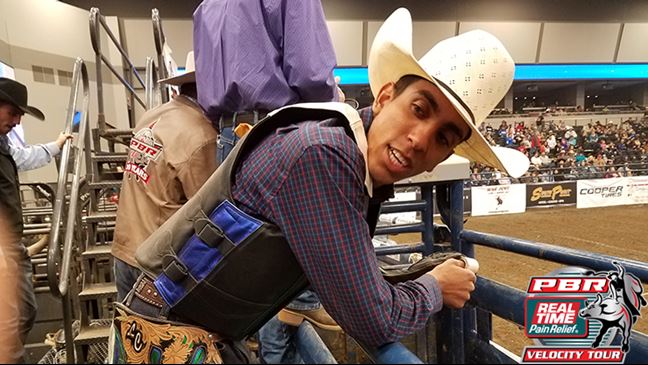 Luciano De Castro went 2-for-4 at the Velocity Tour event in New Town, North Dakota. Photo: Justin Felisko