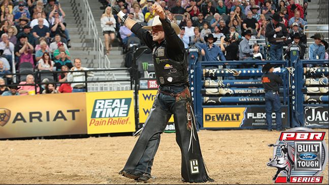 Guilherme Marchi went 5-for-6, including riding his last five straight, at the World Finals. Photo: Andy Watson / BullStockMedia.com