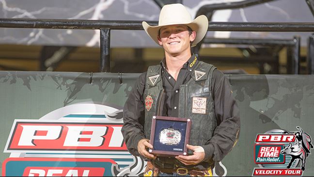 Jacob O'Mara picked up his first Velocity Tour win Saturday night. Photo: Andre Silva