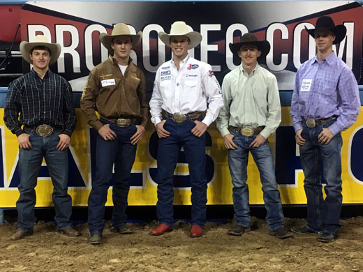The Panhandle family of five former Aggies earned a combined $481,044.86 at the 2016 WNFR. — Photo by Shelbie Weeder