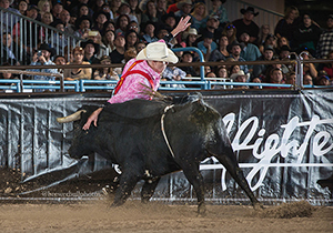 Daryl Thiessen is a proud Canadian, and as the only man from Canada in the Bullfighters Only Las Vegas Championship, he is excited to represent his country. (TODD BREWER PHOTO)