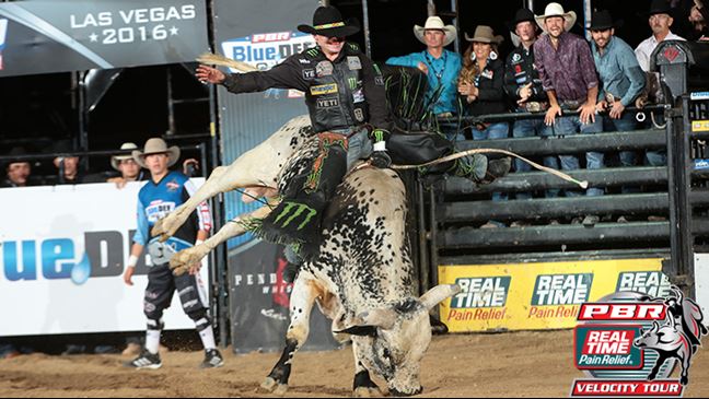 Chase Outlaw went 3-for-4 on his way to the Velocity Tour Championship in Las Vegas. Photo: Andy Watson / BullStockMedia.com