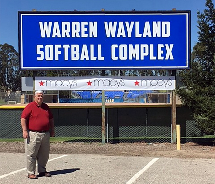 Salinas Sports Complex Softball Facility Named The Warren Wayland
