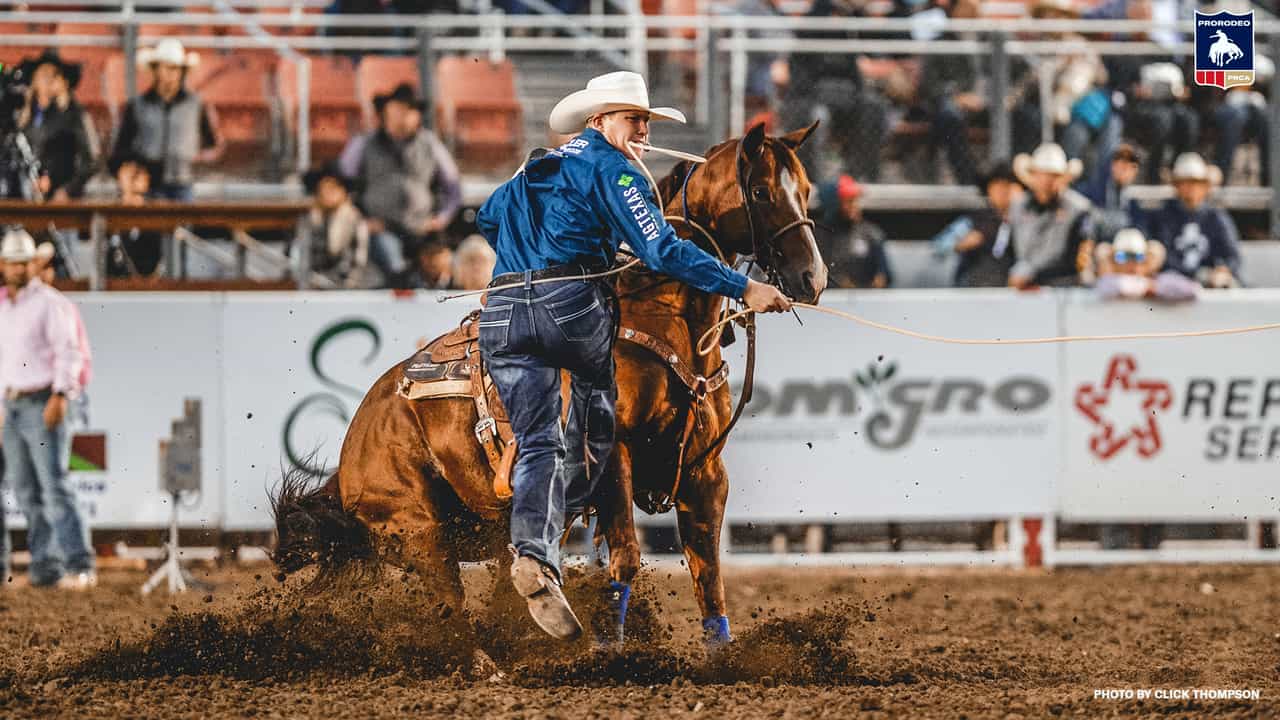 Marty Yates Takes TieDown Roping Lead at ProRodeo Tour Finale