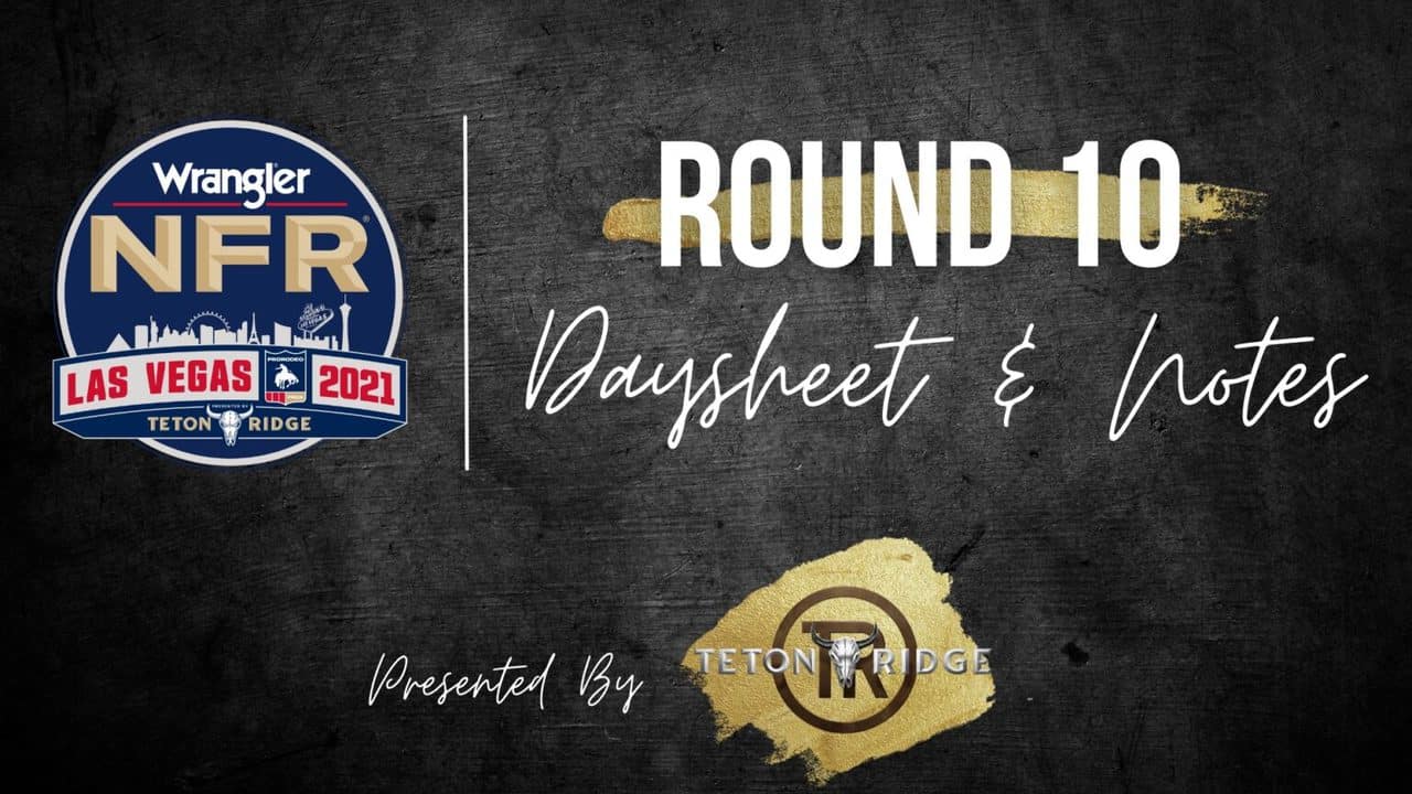 2021 Wrangler NFR Round 10 News & Notes News