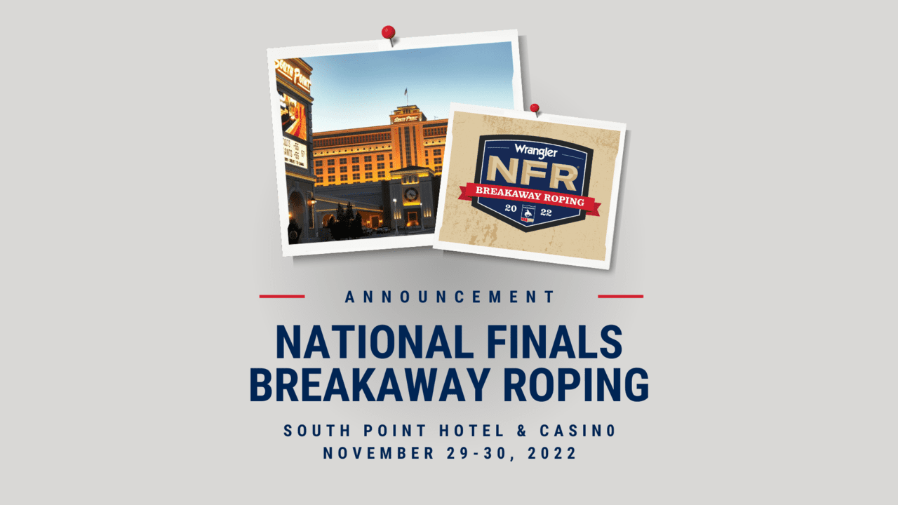 Wrangler National Finals Breakaway Roping on Tap Nov. 2930 in Las