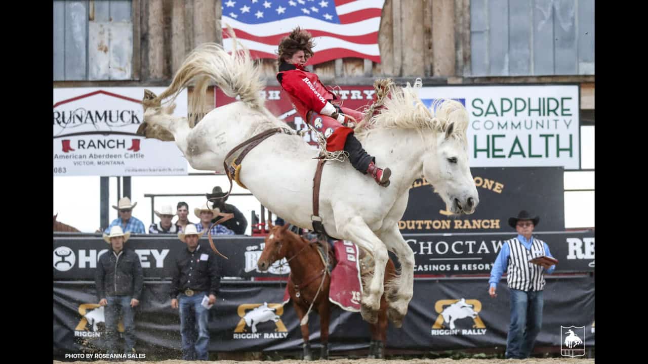 Bareback Rider Rocker Steiner Wins in Darby with World Record 95-Point